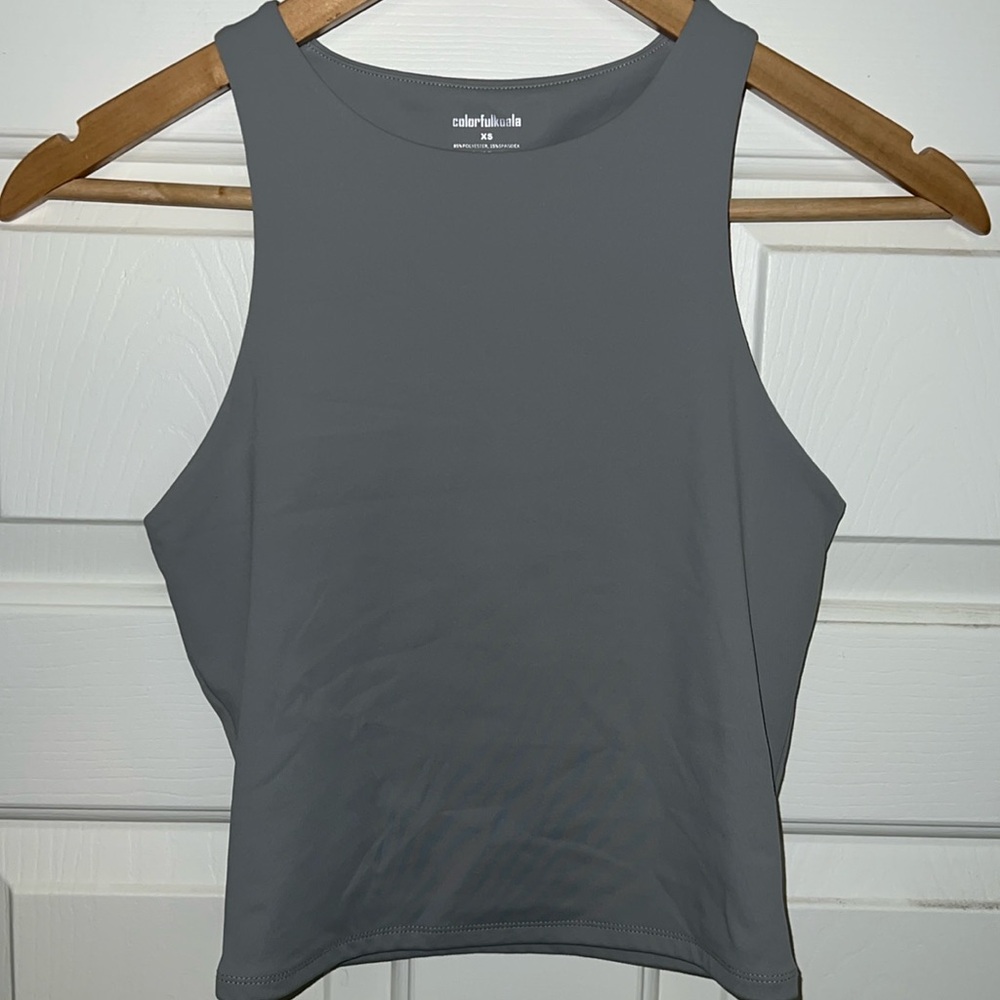 Sage green tank top